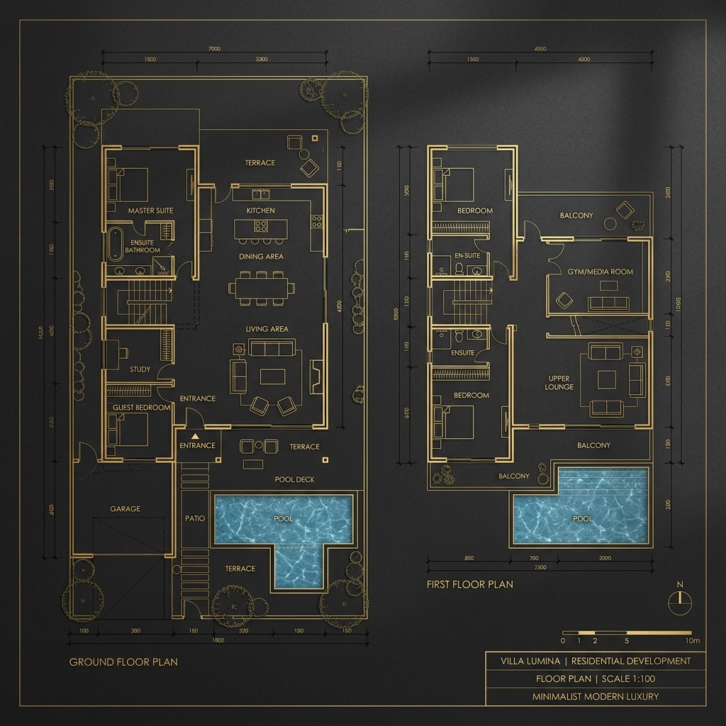 3D Blueprint Plan